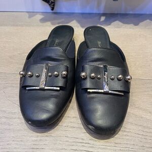 Salvatore Ferragamo, black mules